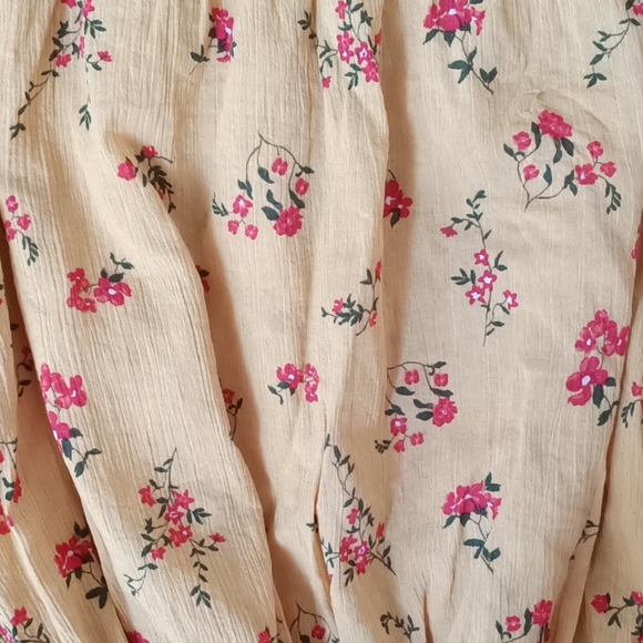 Dukkah - Off the shoulder - Yellow/Orange breezy summer top - M - Picture 2 of 3